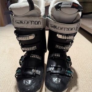 Salomon Black and White Performance Ski Boots